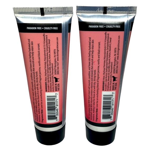 DIONIS GOAT MILK SKINCARE Love HAND CREAM 1 OZ x2 - Picture 6 of 6